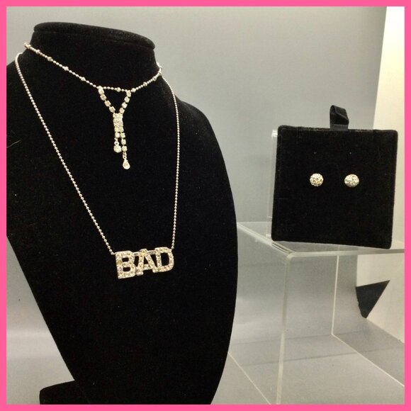 Sparkly 'BAD' Set, 3pc - Picture 1 of 7